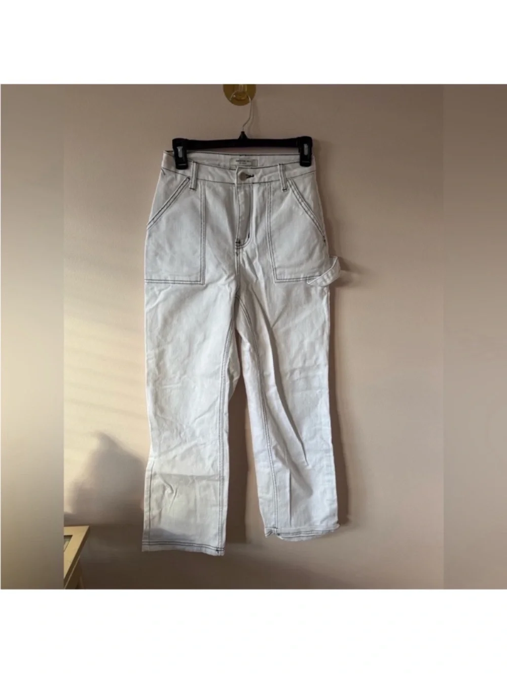 American Bazi White Denim Pants Small